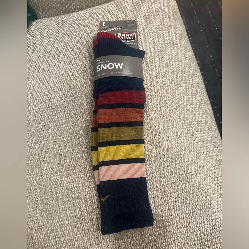 NWT Darn Tough Vermont merino ski snowboard socks W 4.5-7 - Picture 2 of 6